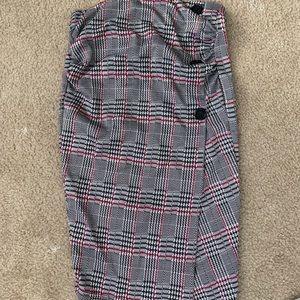 Maternity Button Down Midi Skirt